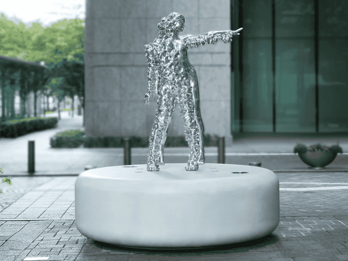 名和晃平「Trans-Double Yana(Mirror)」