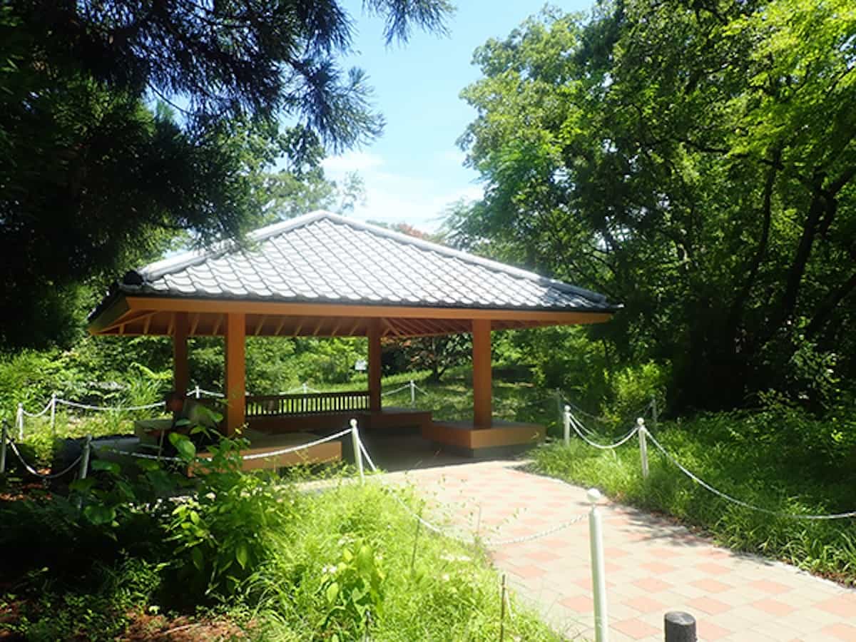 東屋（植物多様性センター奥多摩ゾーン）