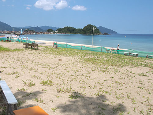 白浜海水浴場BBQ指定区域