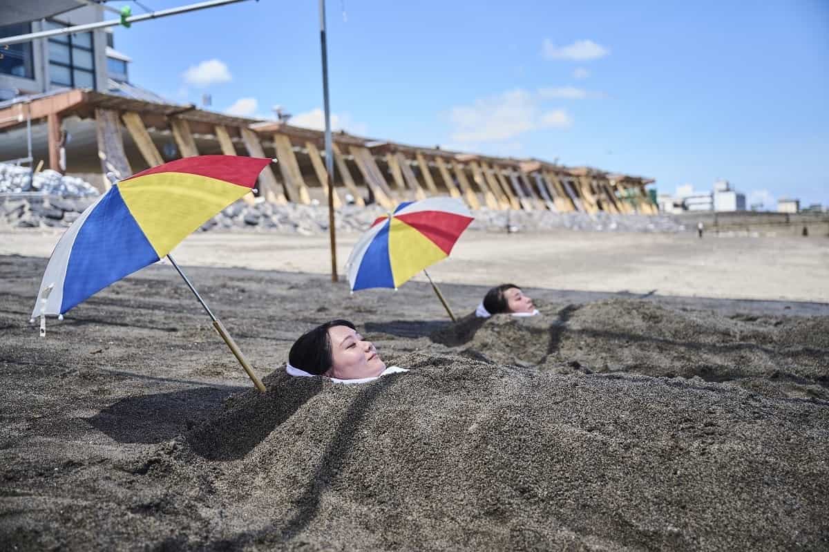 모래찜찔 회관 "사라쿠"