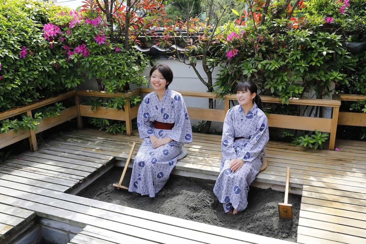 いぶすき秀水園足湯・砂足湯