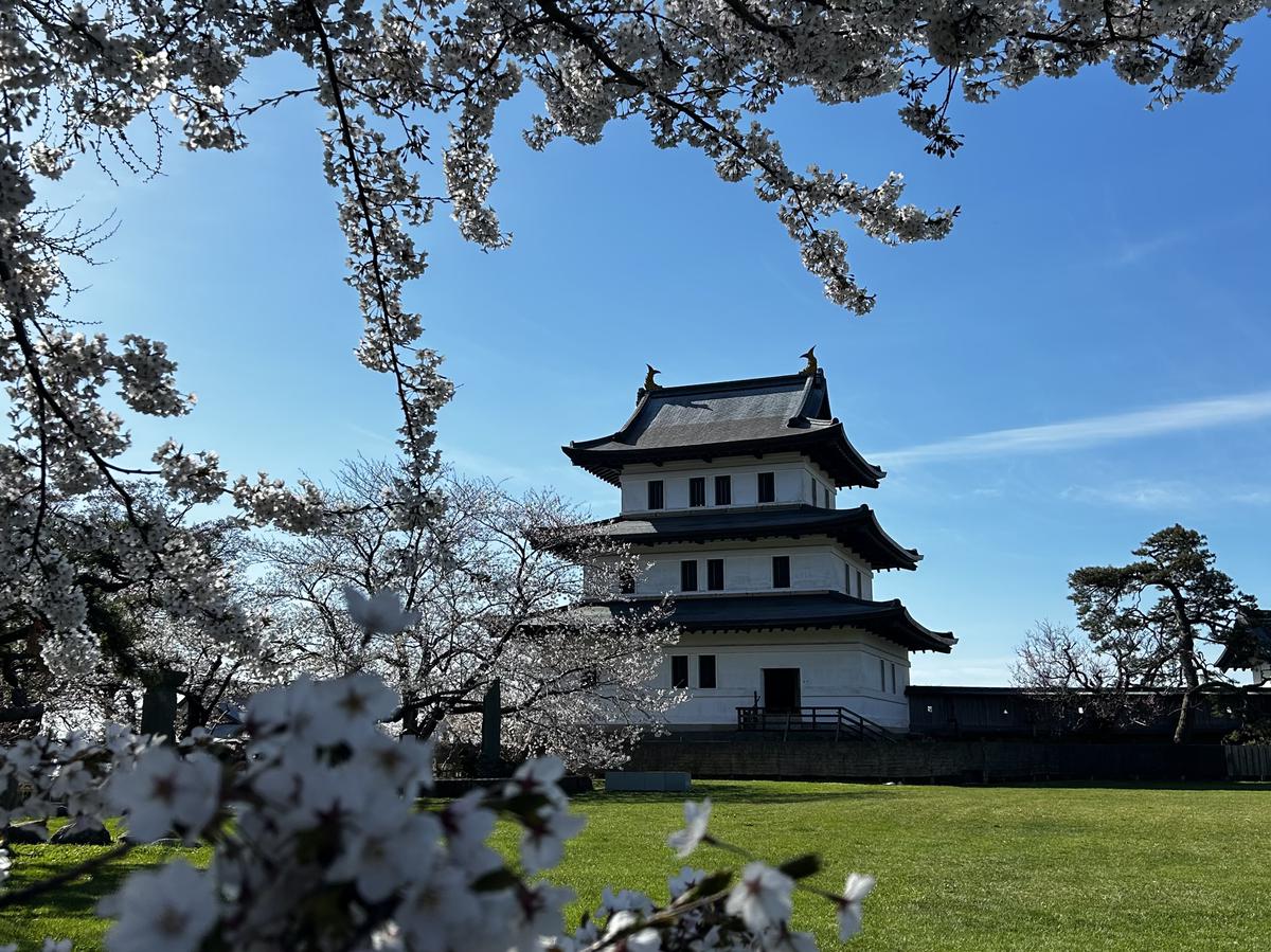 松前城北・西側