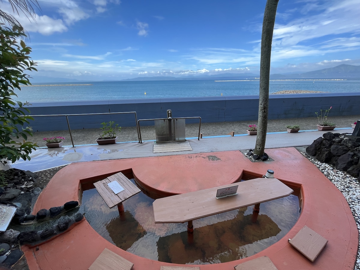 海上ホテル足湯