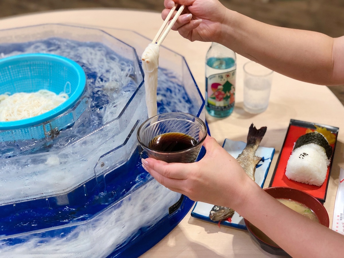 市営唐船峡そうめん流し