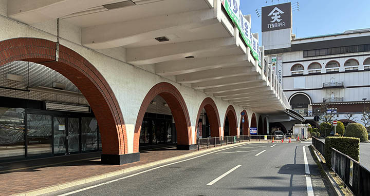 倉敷駅のペデストリアンデッキ