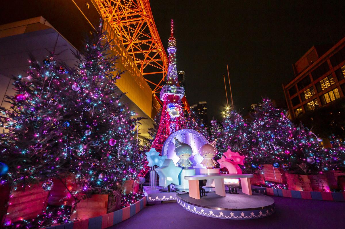 東京タワーウィンターファンタジー2025 Little Twin Stars Xmas イルミネーション