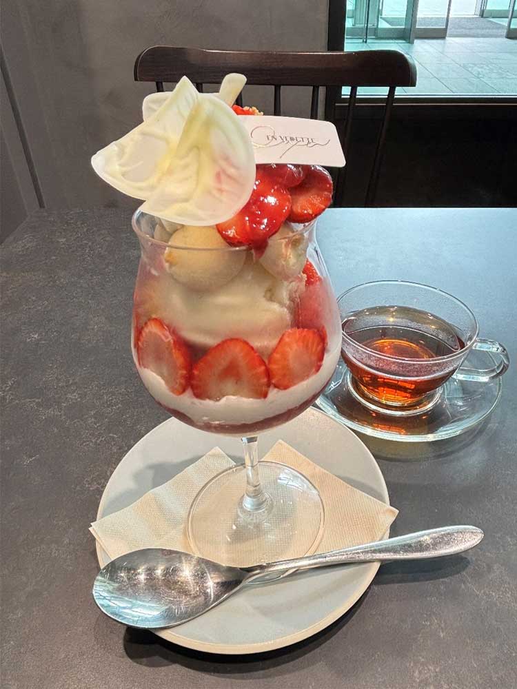 As a treat after work or on your day off. “EN VEDETTE LUXE,” a hidden gem of a café in Tokyo Midtown Yaesu