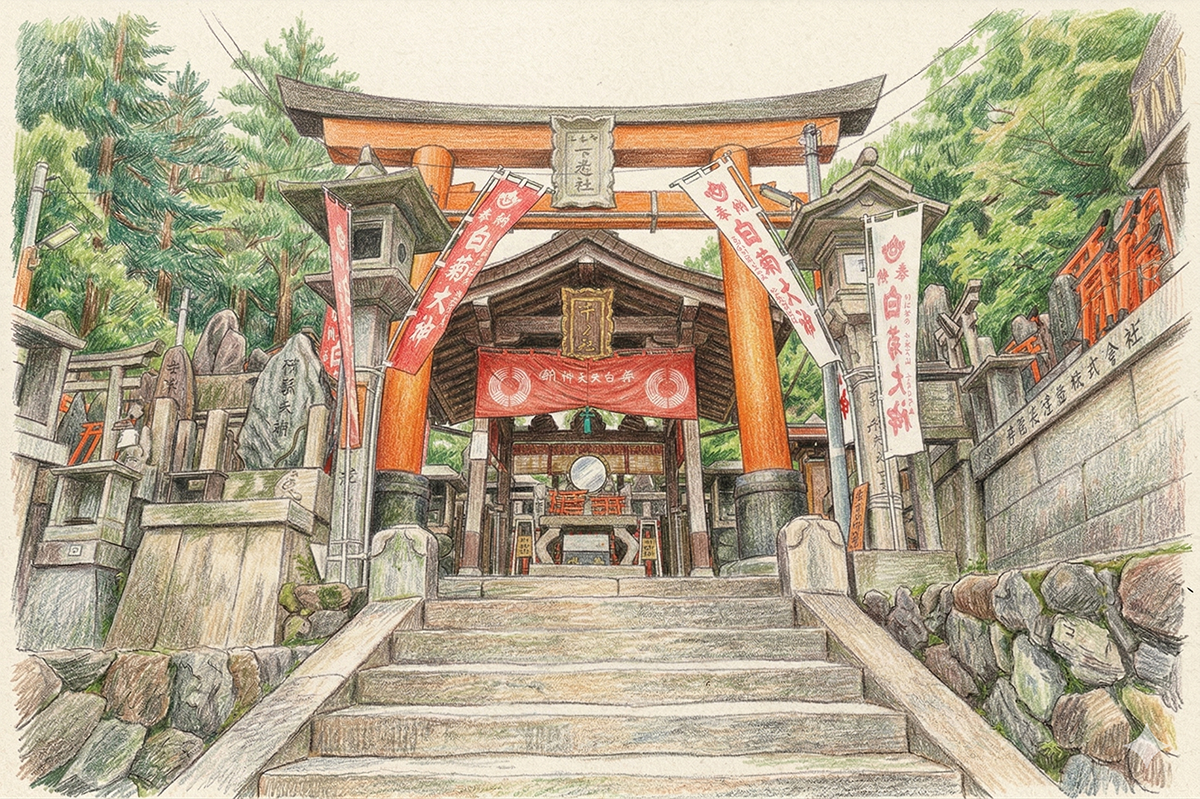 三ノ峰（下之社神蹟・白菊大神）