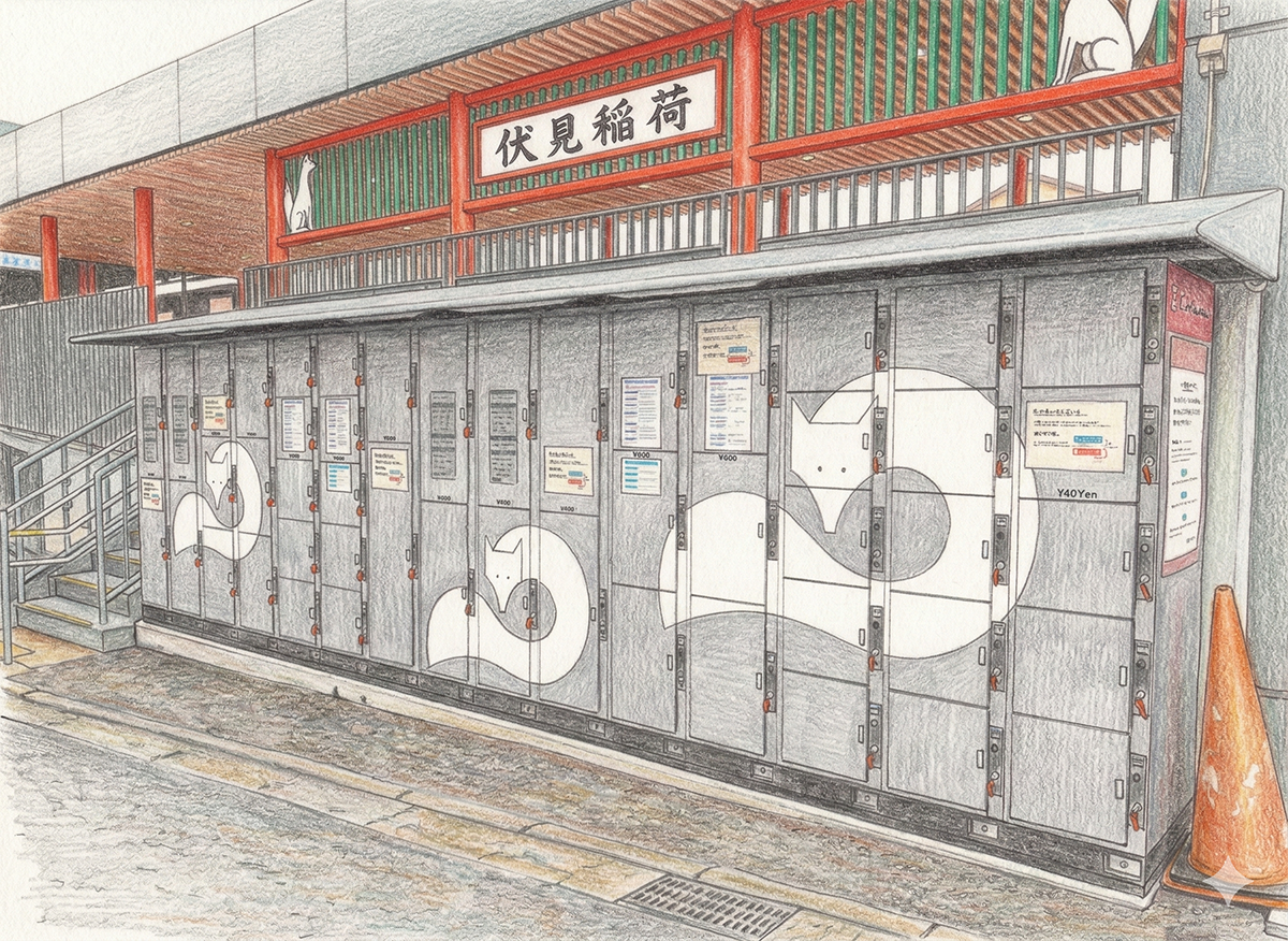 伏見稲荷大社 コインロッカー