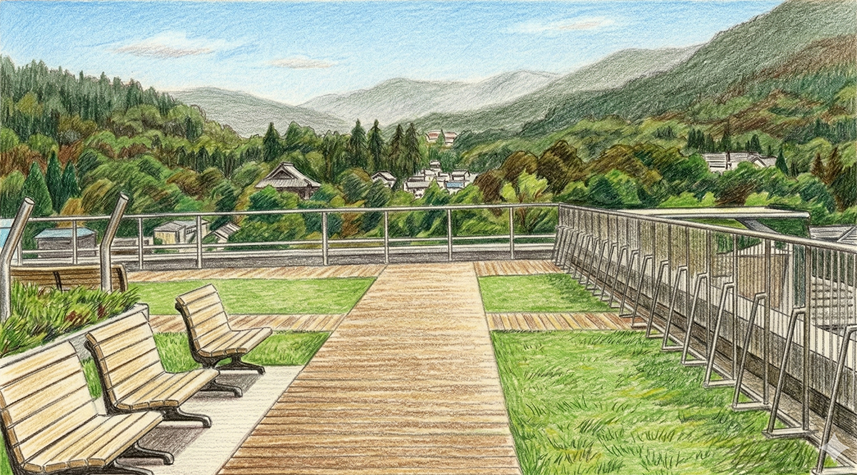 奈良県庁 屋上広場