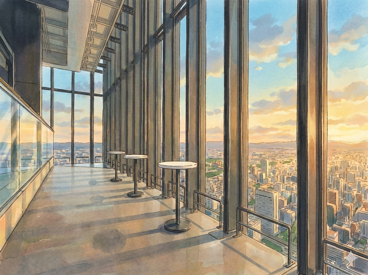 屋外展望台 スカイプロムナード