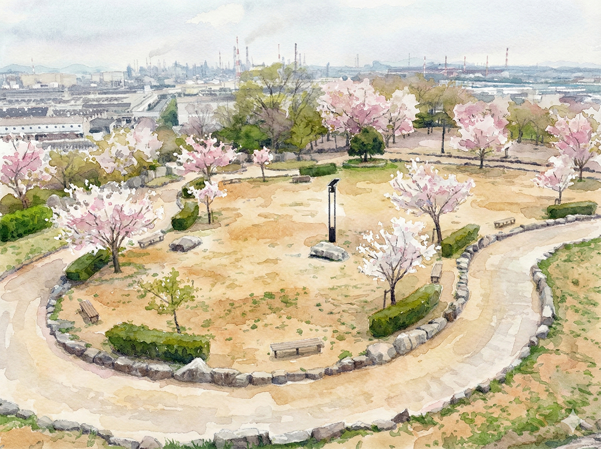 亀島山花と緑の丘公園