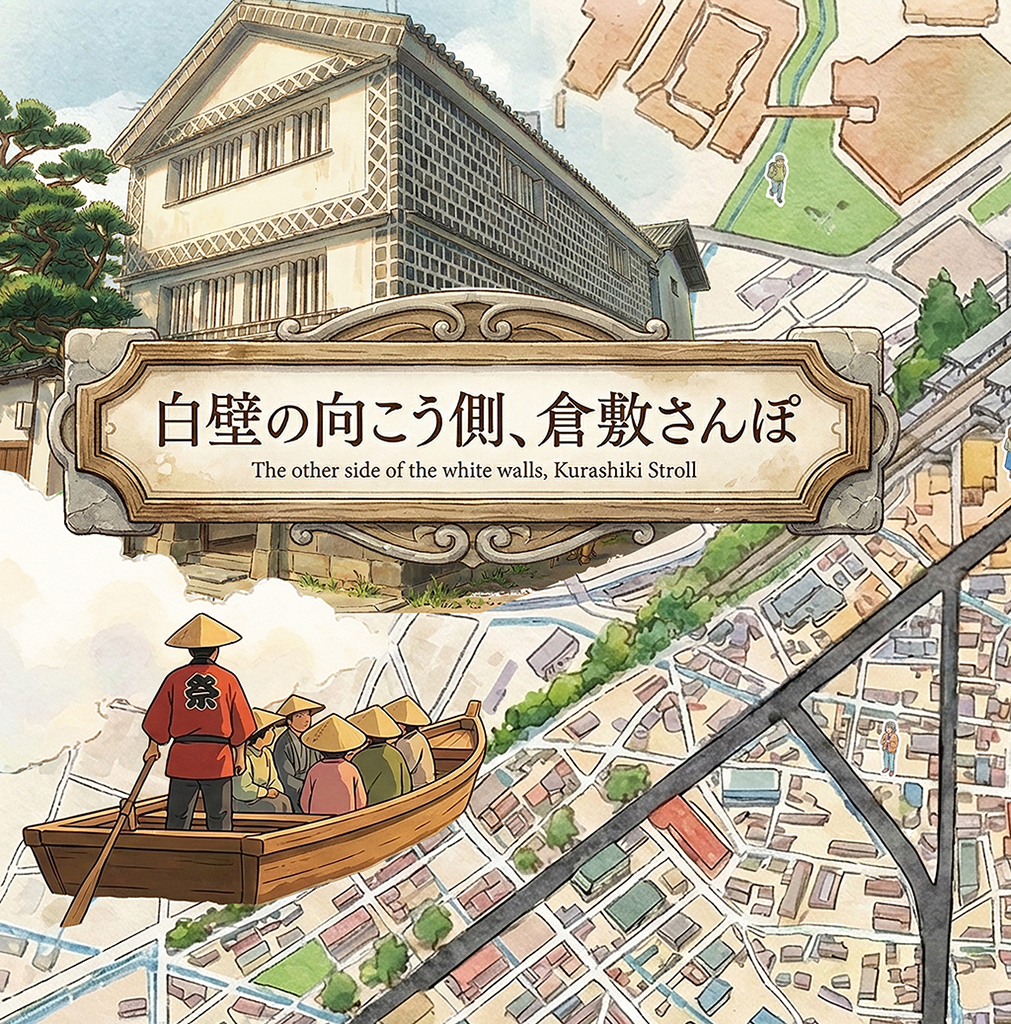 白壁の向こう側、倉敷さんぽ