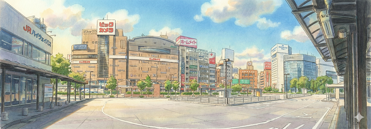 名古屋駅太閤通口 駅前広場