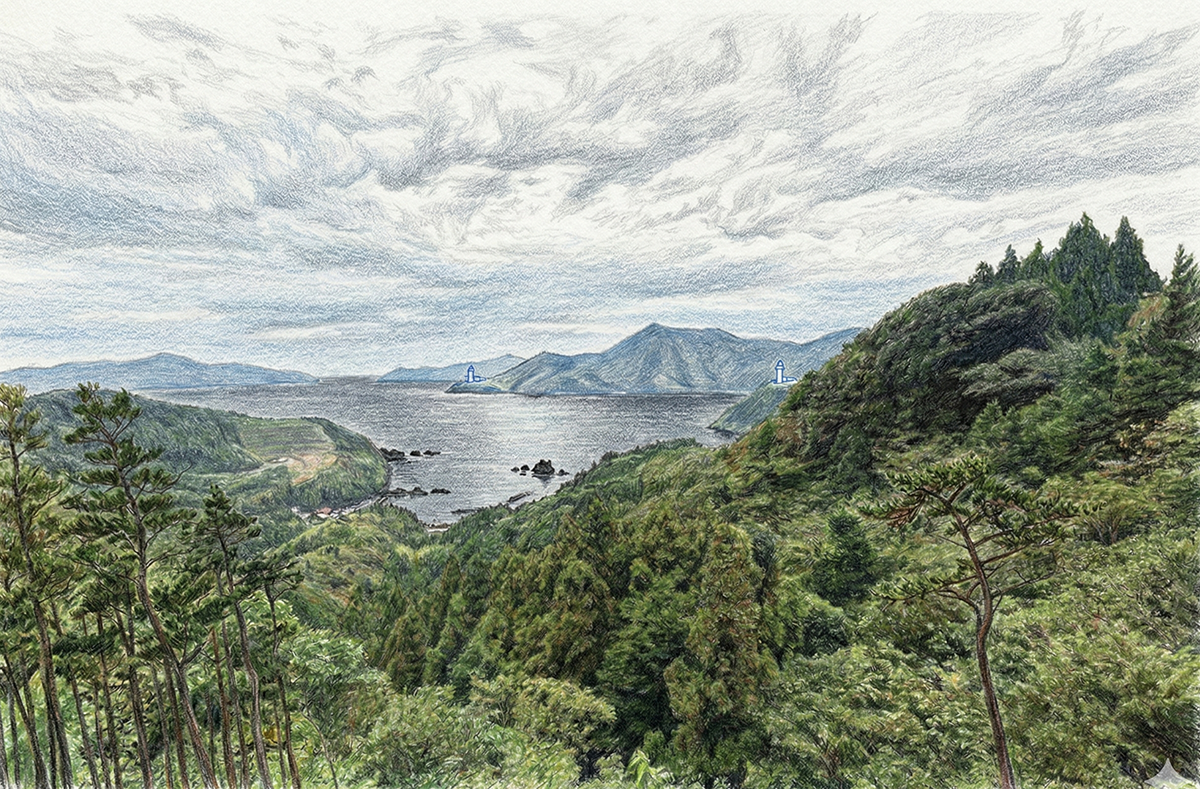 カルデラ展望所(日須賀上)