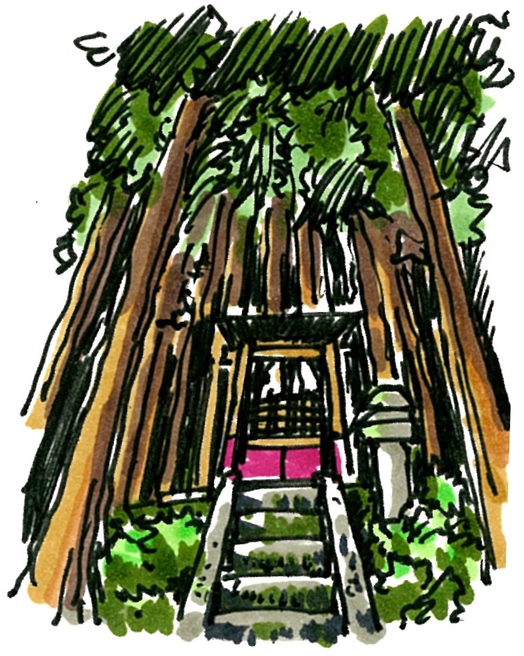 FURUMINE Shrine in IDETO