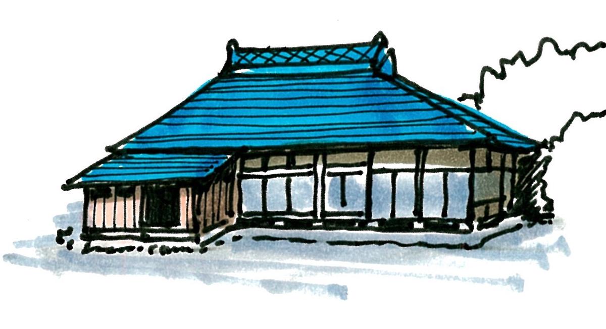 CHUMON-ZUKURI Farmhouse in KUROSAWA