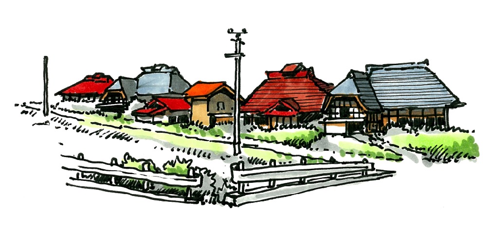 Distant View of the Settlement in SUGIYAMA