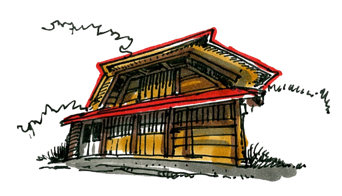 CHUMON-ZUKURI Farmhouse in MAKAZAWA