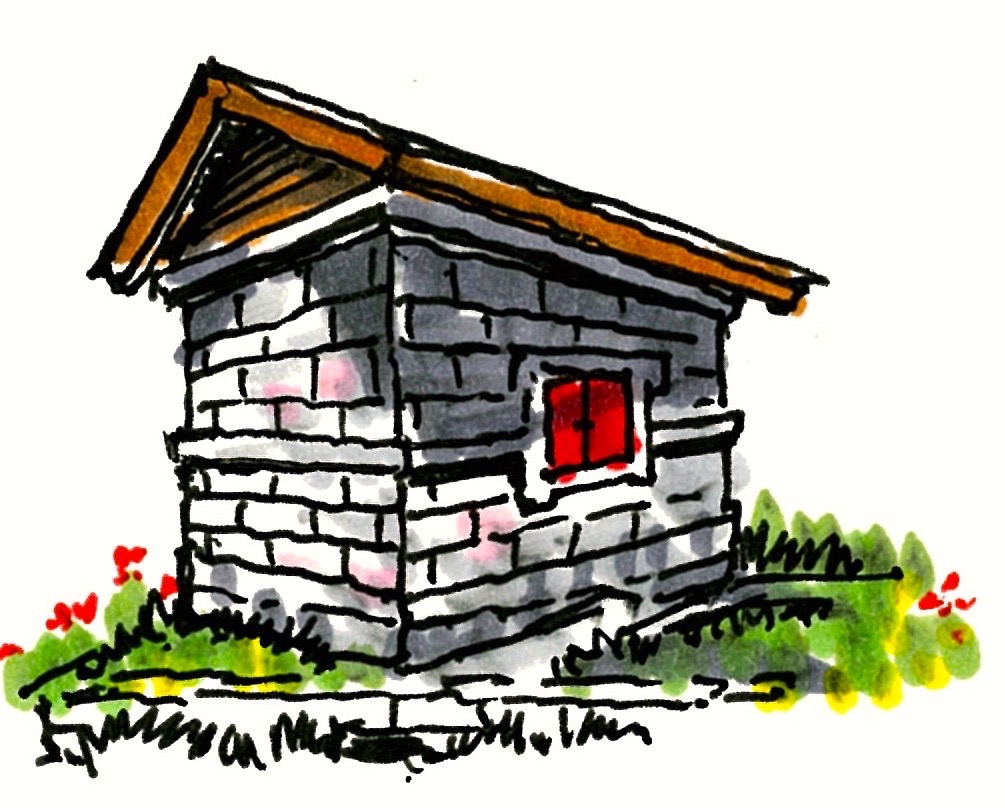 Stone Storehouse in TSUNAZAWA