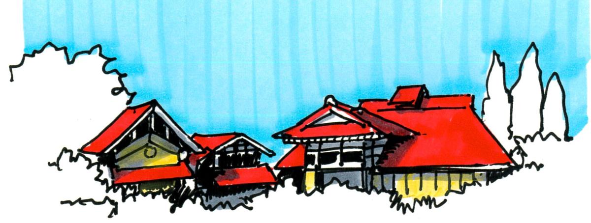 CHUMON-ZUKURI Farmhouse in KOSHIMIZU