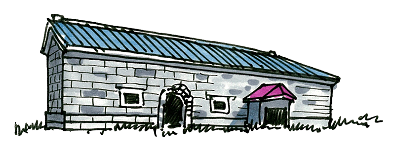 Large Stone Storehouse in TOKUSAWA