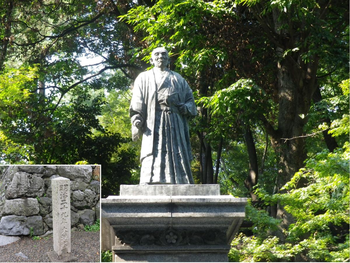 金森吉次郎の像